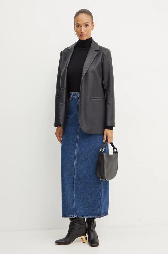Îmbrăcăminte Bardot fustă din denim EVIANNA 91371SB1 albastru