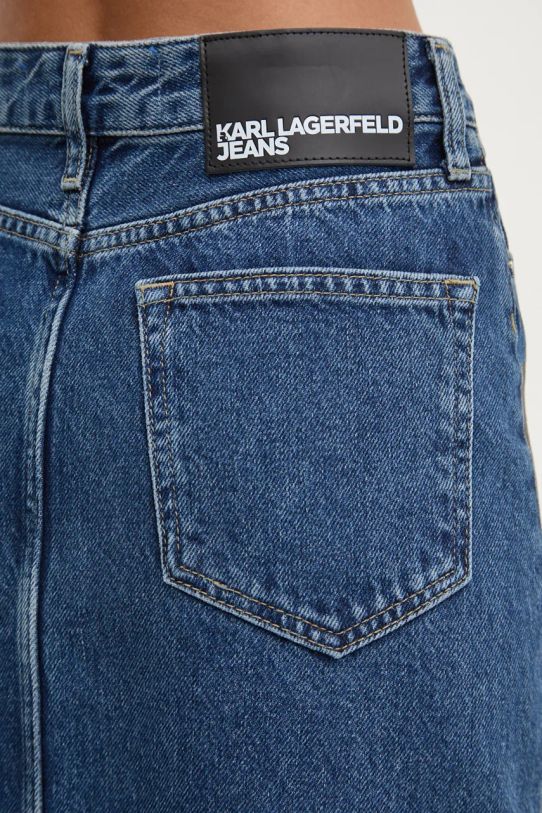 Karl Lagerfeld Jeans spódnica granatowy 246J1201