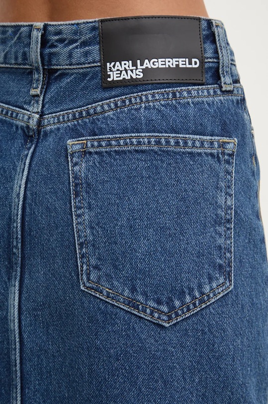 Karl Lagerfeld Jeans fusta bleumarin 246J1201