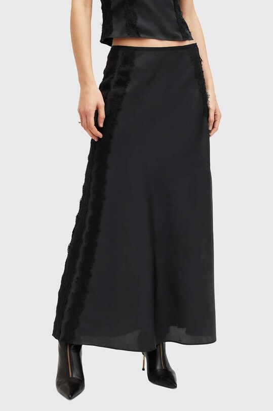 Спідниця AllSaints MORGAN W014RB чорний AW24