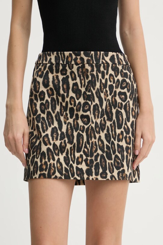 Theory gyapjú szoknya elasztánnal bézs O0801307