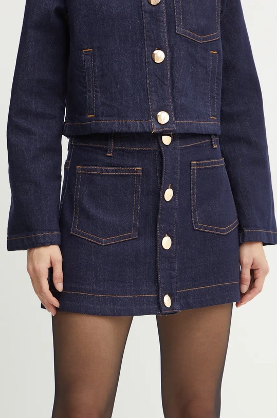 Džínová sukně Bardot LORENZO mini námořnická modř 91400SB
