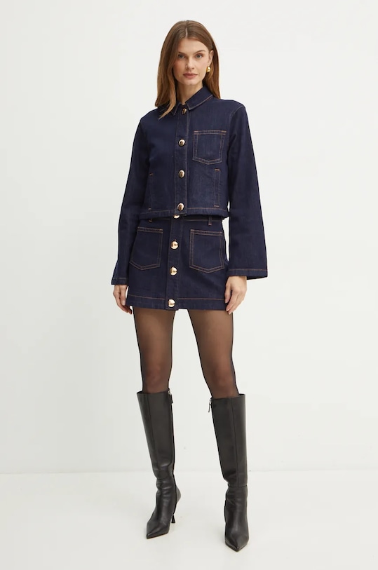 Džínová sukně Bardot LORENZO 91400SB námořnická modř AW24