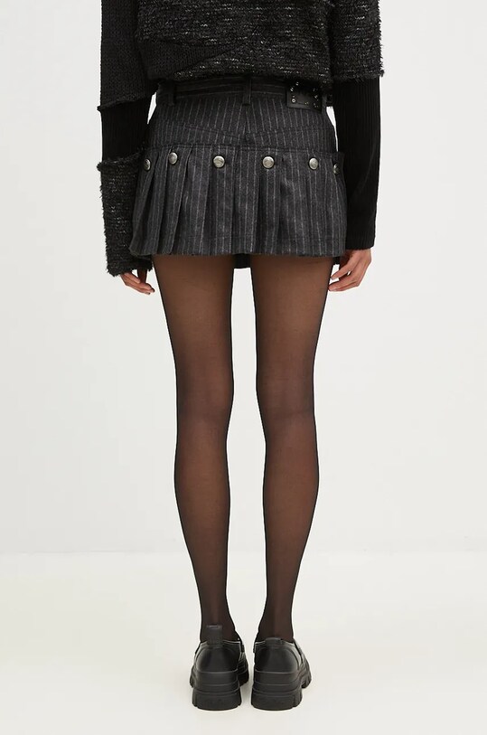 Odzież Andersson Bell szorty wełniane Stripe Wool Skirt apa761w czarny