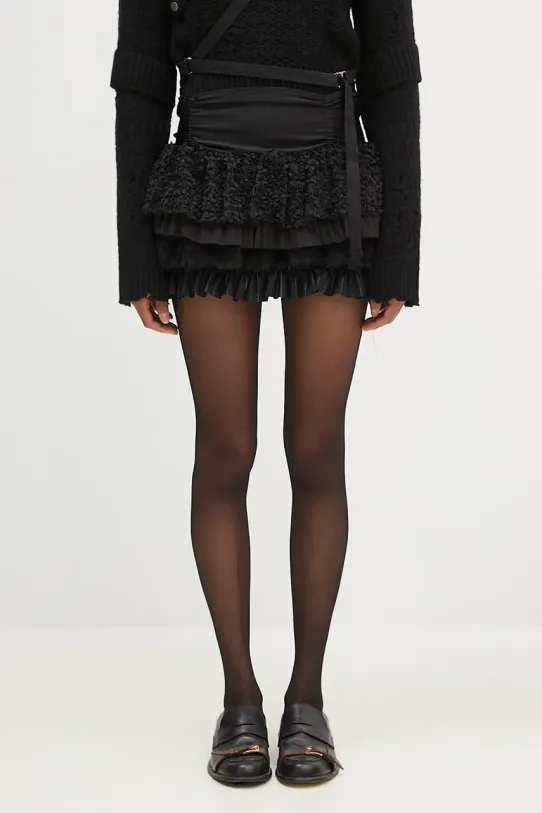 Andersson Bell spódnica Micro Tutu Skirt casual czarny apa774w