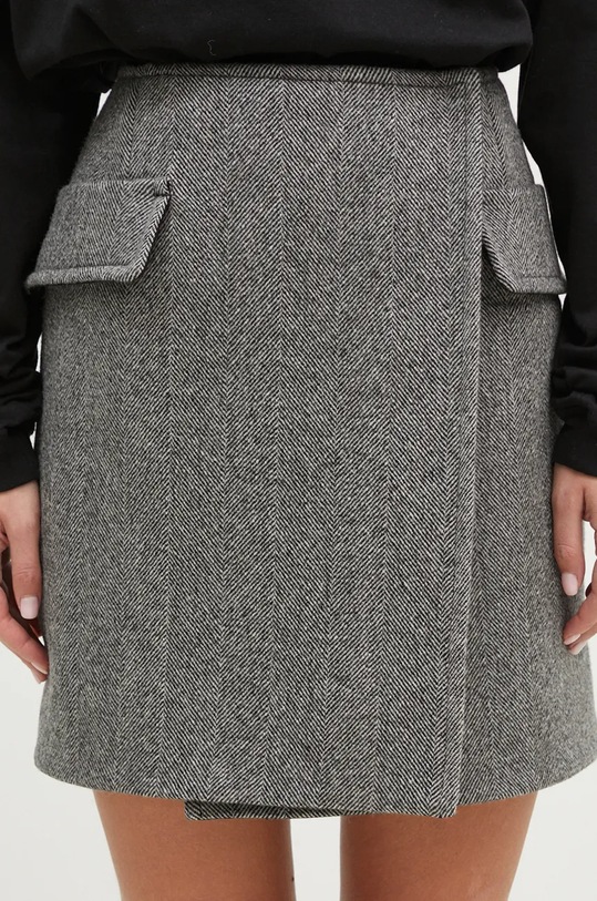 Sportmax wool skirt Laccio black 2422106012600