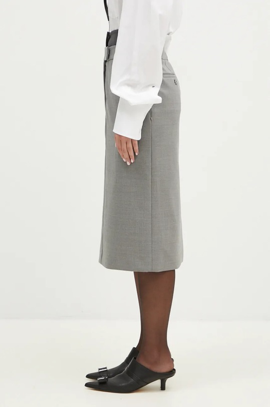 Sportmax wool skirt Alceste 2422106062600 gray AW24