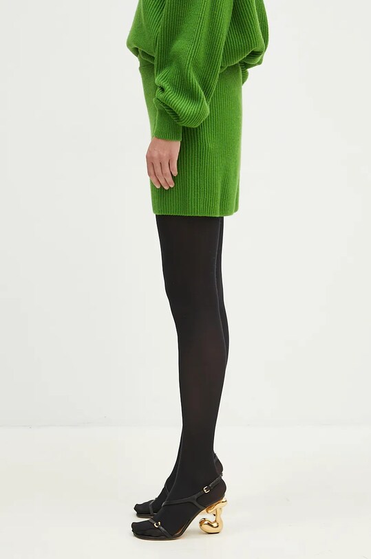 Вовняна спідниця Sportmax Teiera 2422306012600 зелений AW24