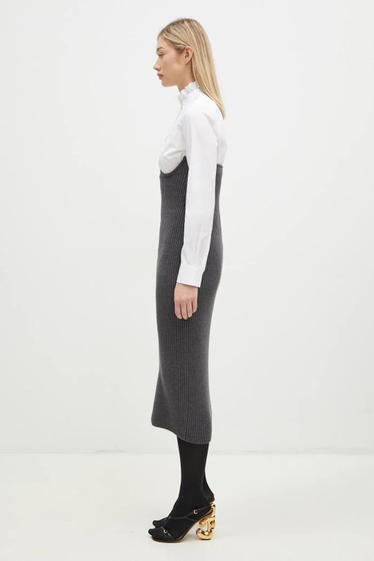 Sportmax wool skirt Ape1234 2422306023600 gray AW24