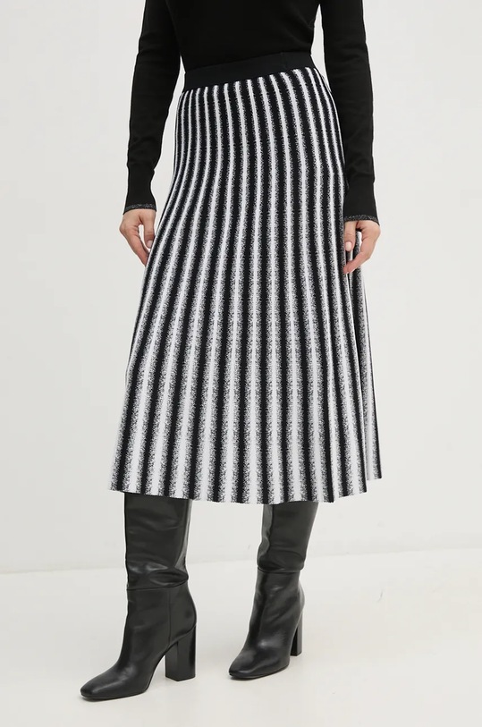 DIANE VON FURSTENBERG fusta cu modele negru DVFKN3S005