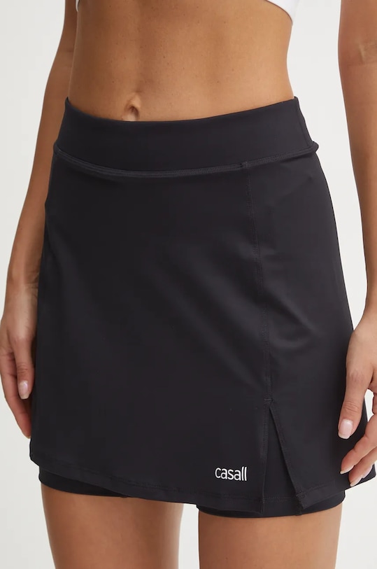 Casall fustă sport Court Slit uni negru 23600