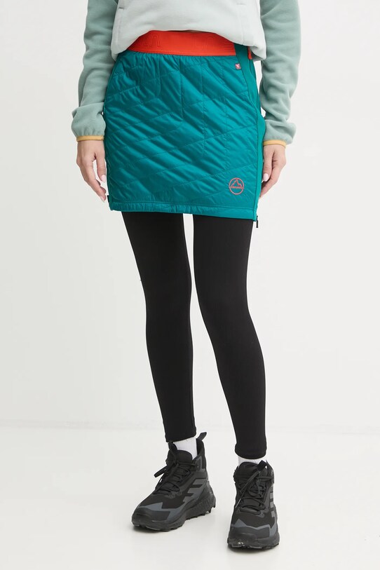 LA Sportiva sportos szoknya Warm Up Primaloft mintás türkiz M04733322