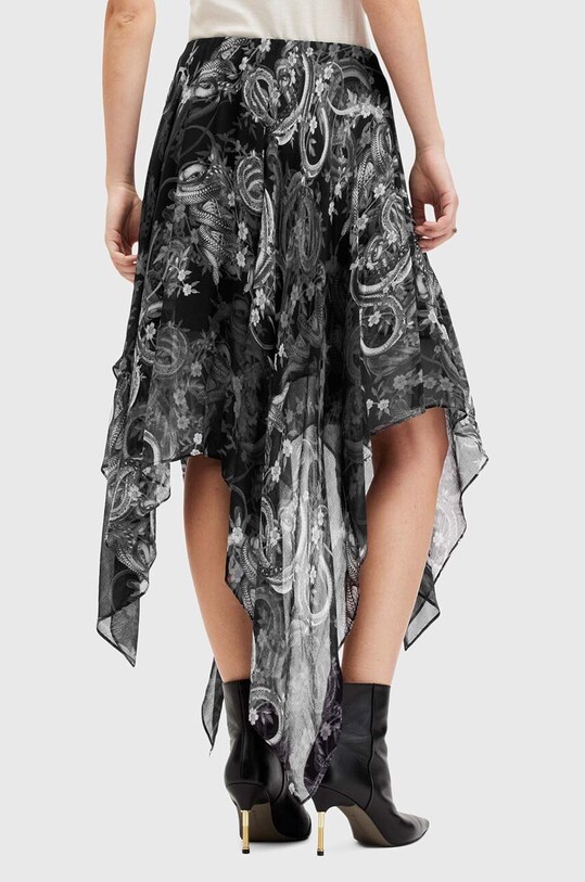 AllSaints fusta POLLY SKIRT negru W011RB