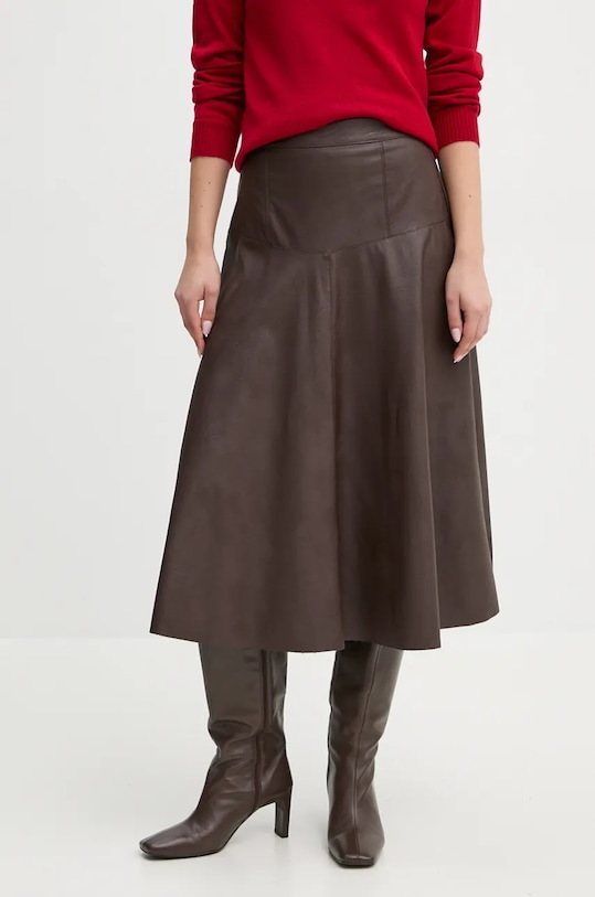Юбка Sandro Ferrone casual коричневый SFS15YBESERENA