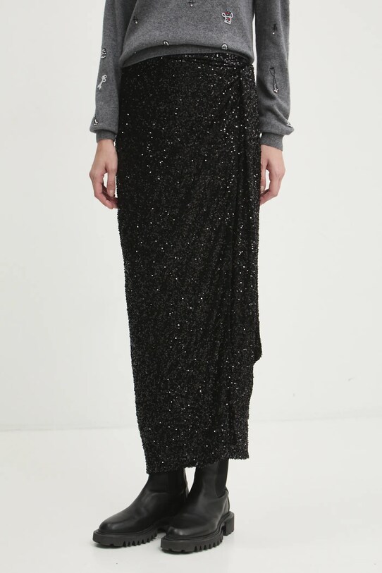 Юбка Never Fully Dressed Jaspre Skirt прямой чёрный NFDSK500