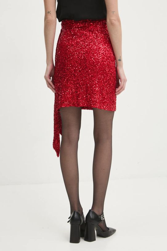 Îmbrăcăminte Never Fully Dressed fusta Sequin Mini Jaspre Skirt NFDSK593 rosu