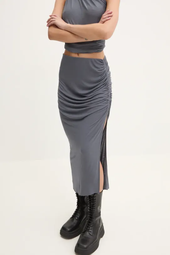 Rick Owens Lilies spódnica casual szary LI02D5310RV