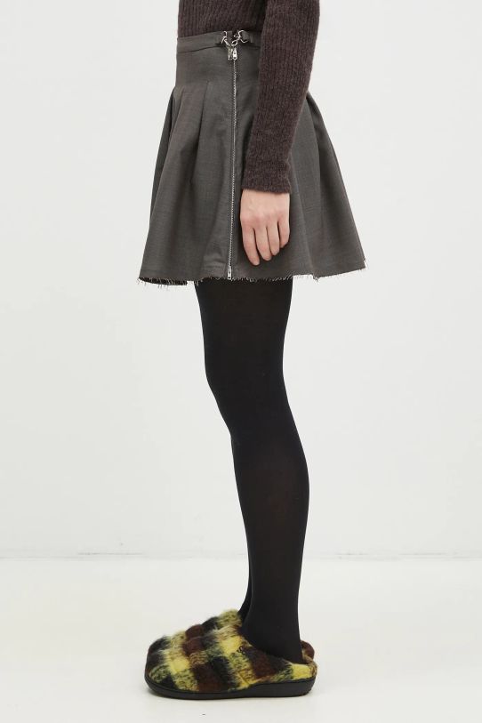 Μάλλινη φούστα Our Legacy Object W4244OGA γκρί AW24