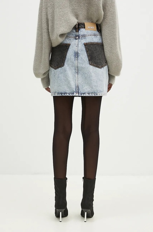 Îmbrăcăminte Rotate fustă din denim Mini Patchwork 1128211603 albastru