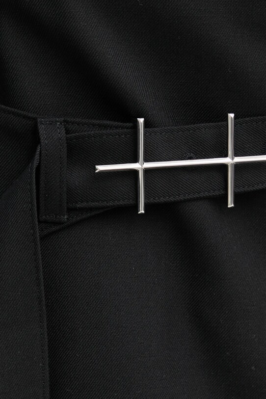 Heliot Emil spódnica z domieszką wełny czarny AW24.W.12.041.BLK01