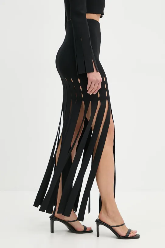 Nanushka spódnica TRIANA casual czarny NW24FWSK47000