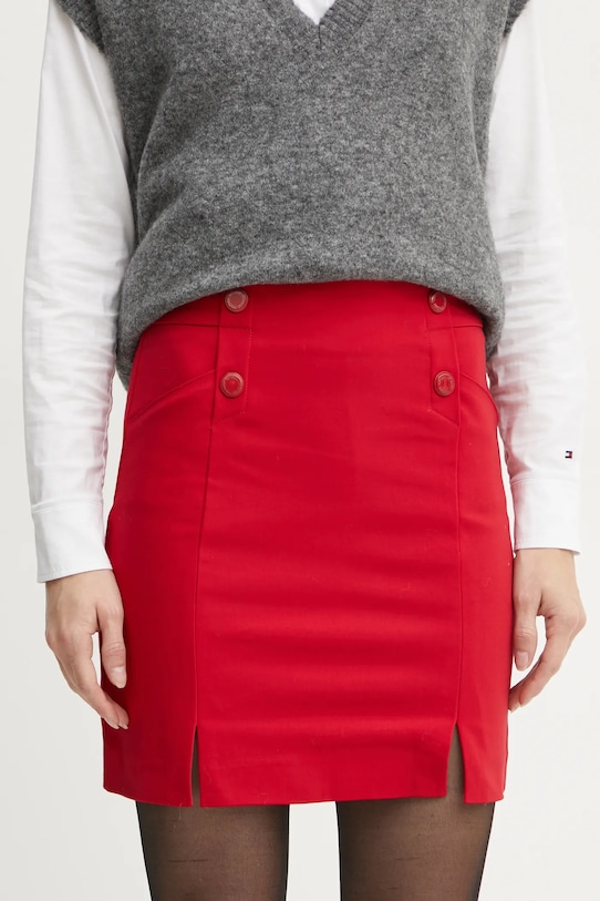 Morgan szoknya JEON elasztánnal piros JEON