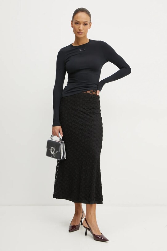 Sukňa Bardot ADONI 59740SB čierna AW24