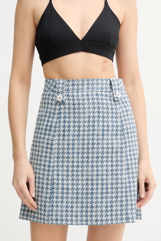 Φούστα PS Paul Smith εμπριμέ μπλε W2R.238SB.P31259