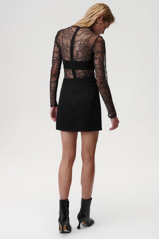 Îmbrăcăminte Undress Code fustă de lână Coco Skirt 762 negru