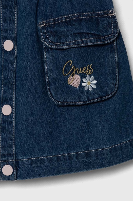DÍVKA Dětská bavlněná sukně Guess K4YD03.D4EU0.9BYH modrá