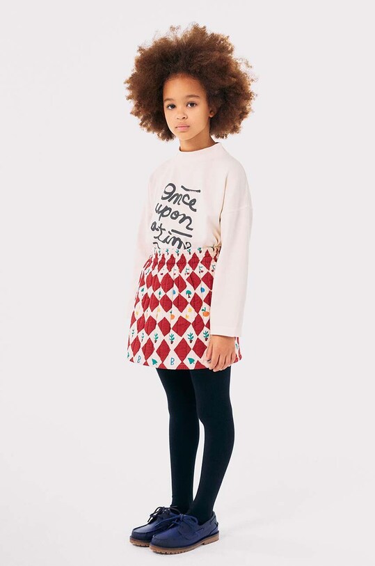 Дитяча бавовняна спідниця Bobo Choses Harlequin 224AC069