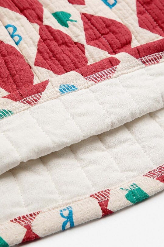 Дитяча бавовняна спідниця Bobo Choses Harlequin червоний 224AC069