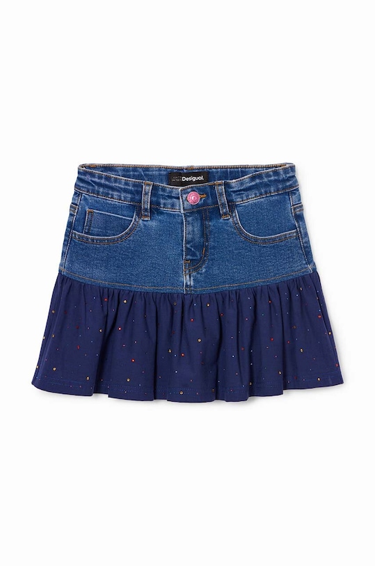 Desigual spódnica jeansowa dziecięca 24WGFD01 granatowy AW24