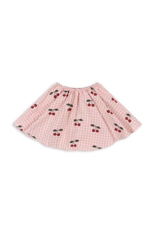 Konges Sløjd fusta din bumbac pentru copii KIM SKIRT GOTS KS101548 roz AW24
