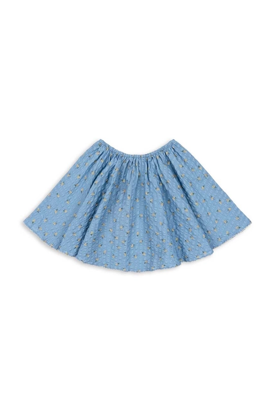 Дитяча бавовняна спідниця Konges Sløjd KIM SKIRT GOTS KS101548 блакитний AW24