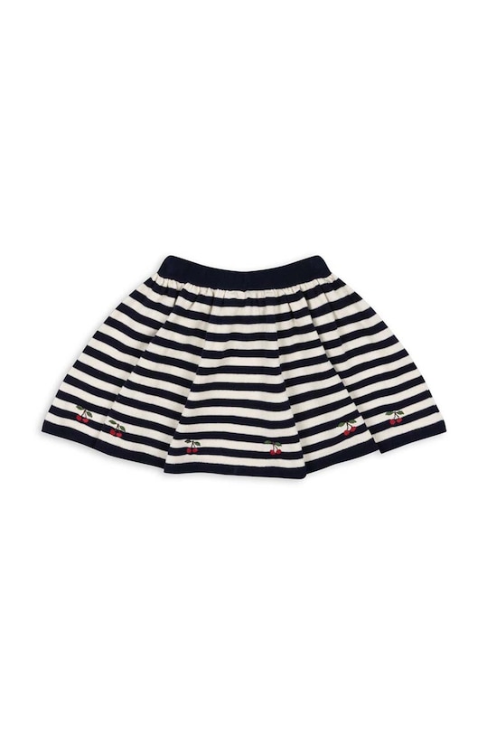 Konges Sløjd spódnica bawełniana dziecięca VENTON KNIT SKIRT GOTS KS101724 granatowy AW24