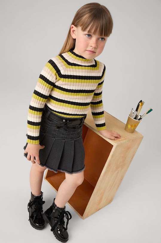 Mayoral spódnica jeansowa dziecięca z elastanem szary 4906.6G.Mini.9BYH