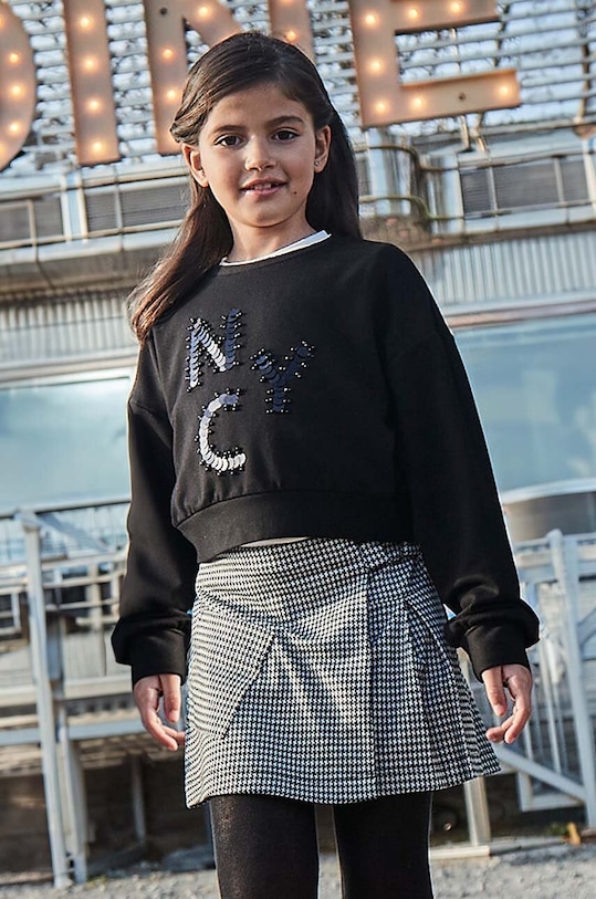 Детские штаны-юбка Mayoral mini чёрный 7976.8G.Junior.9BYH