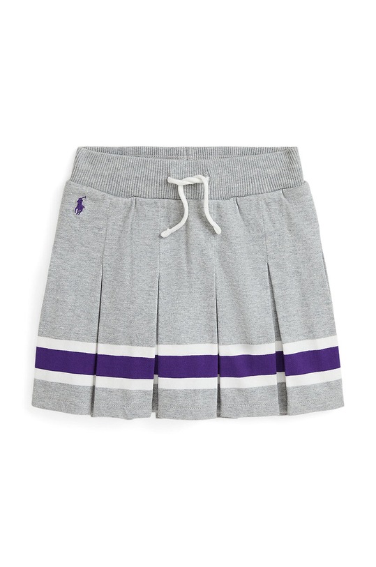 Παιδική βαμβακερή φούστα Polo Ralph Lauren 312950967001 γκρί AW24