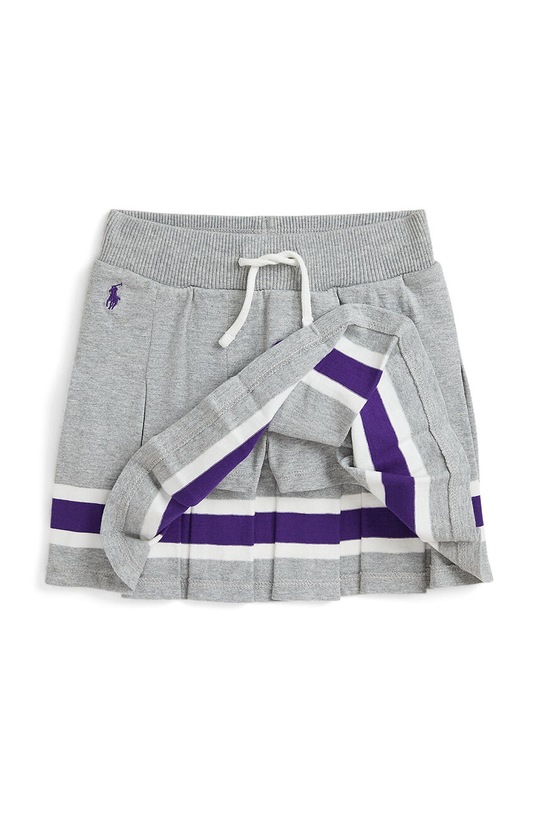 Παιδική βαμβακερή φούστα Polo Ralph Lauren γκρί 312950967001