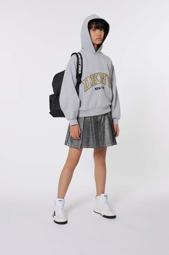 Дитяча джинсова спідниця Dkny сірий D60227.126.150