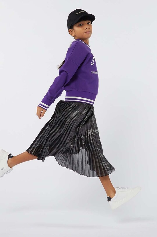 Детская юбка Karl Lagerfeld midi серебрянный Z30196.114.150