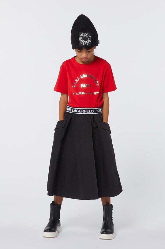 Karl Lagerfeld fusta fete uni negru Z30198.156.162