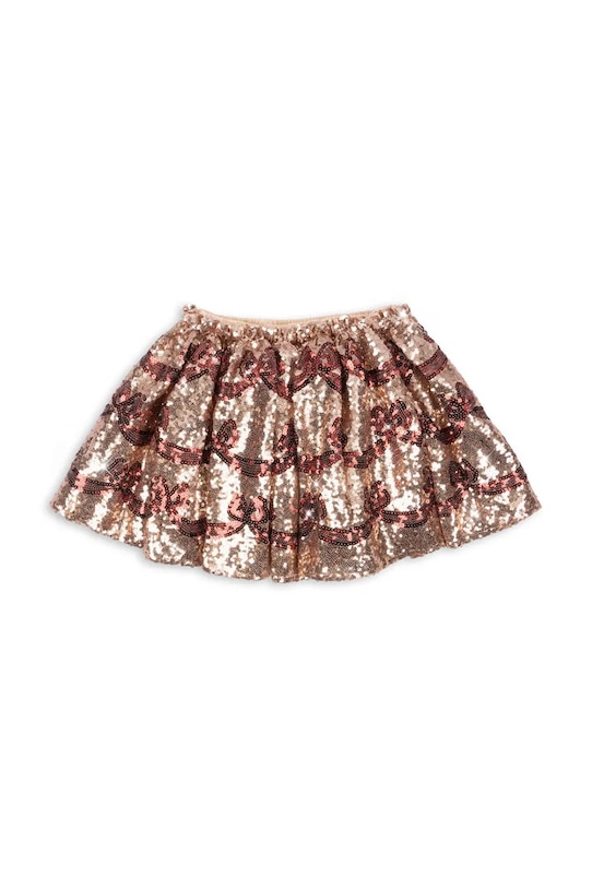 Sukňa Konges Sløjd STARLA BOW WOW SKIRT nášivka zlatá KS102173