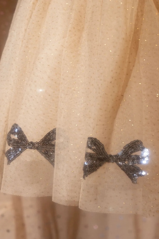 Dievčenská sukňa Konges Sløjd MEI SKIRT KS102174 béžová