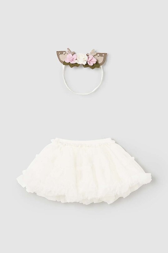Дитяча спідничка та пов'язка на голову Mayoral Newborn mini бежевий 2803.2P.Newborn.9BYH