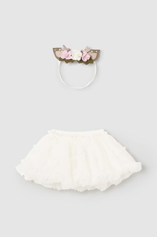 Юбка и повязка на голову для младенца Mayoral Newborn mini бежевый 2803.2P.Newborn.9BYH