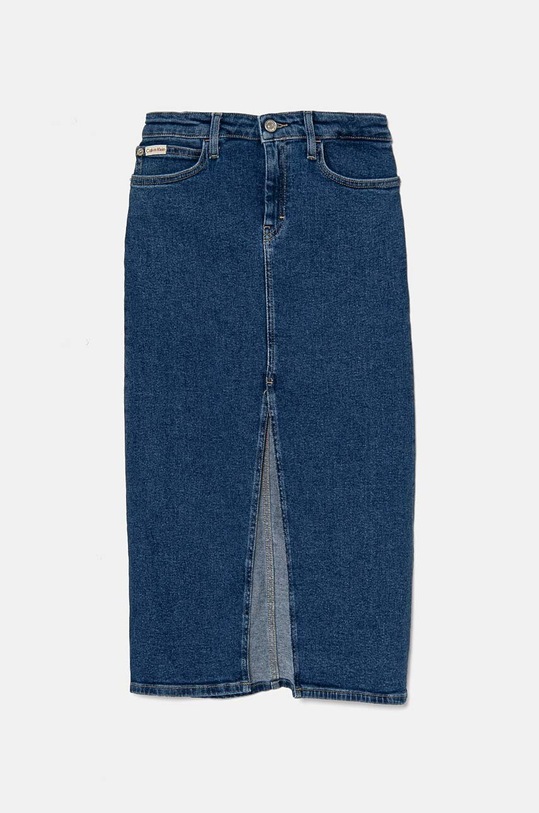 Calvin Klein Jeans fustă din denim pentru copii uni albastru IG0IG02623.9BYH.