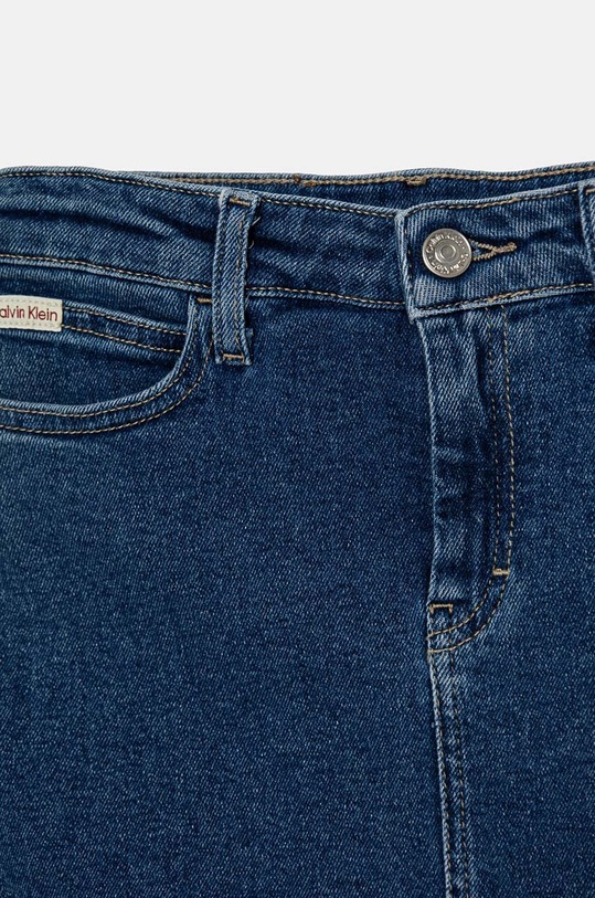 Fete Calvin Klein Jeans fustă din denim pentru copii IG0IG02623.9BYH. albastru