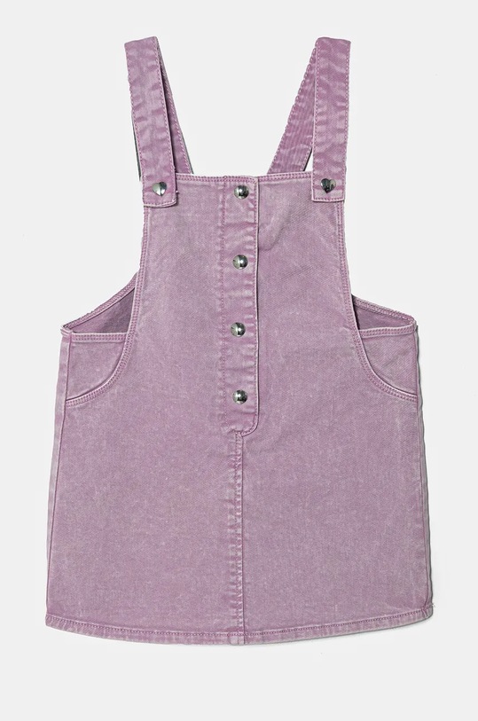 Dětské riflové šaty United Colors of Benetton mini fialová 42P5GT00H.P.Seasonal